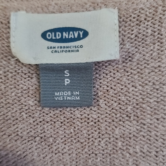 Women's Size SP Old Navy Fuchsia, Gray, Tan V-Neck Long Sleeve Sweater Bundle - Picture 11 of 15